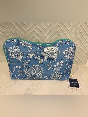 Roller Rabbit x Target 4 pc floral vines multi-purpose pouch set NWT